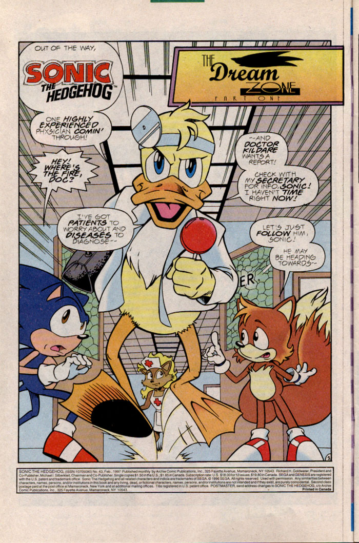 Sonic - Archie Adventure Series February 1997 Page 2